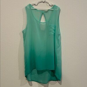 Chic Mint Sleeveless Tank Top